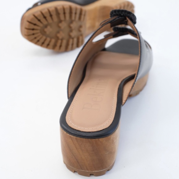 Beklina Buckle Clog Black 8.5 - Picture 4 of 4